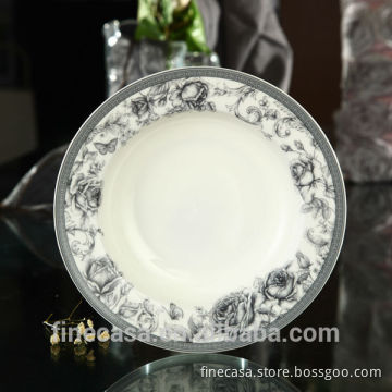 8.5 Inches Fine New Bone China Porcelain Soup Bowl set
